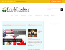 Tablet Screenshot of freshfrommexico.com